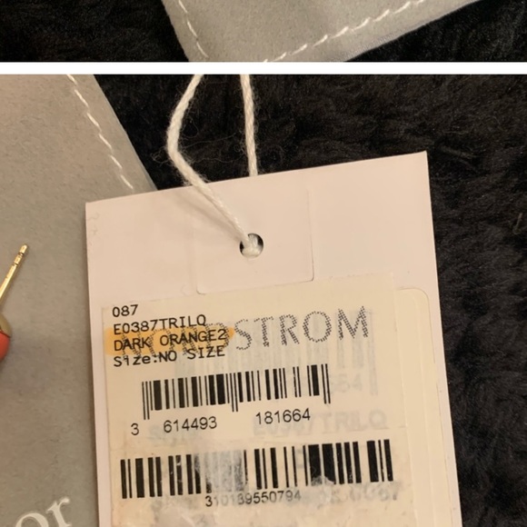 Dior Tribales Coral Orange Earrings - Picture 9 of 9